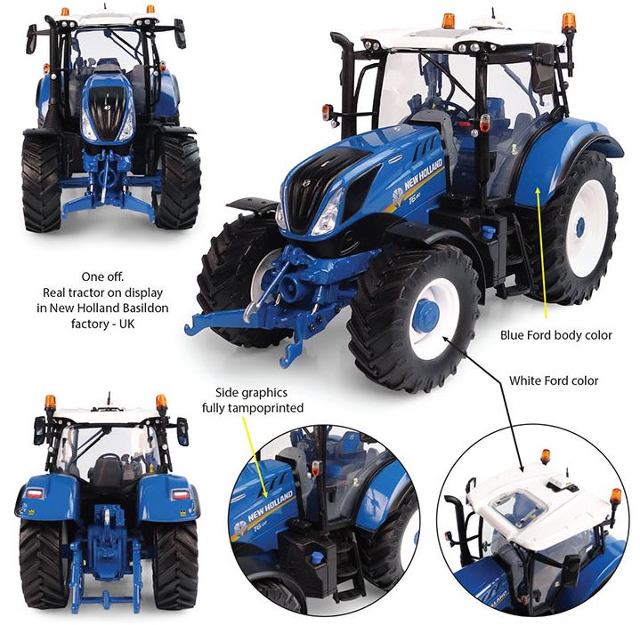 New Holland T6.180 - Heritage Blue Edition